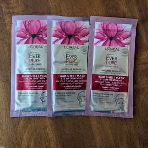 L'Oreal Ever Pure Hair Sheet Mask Set